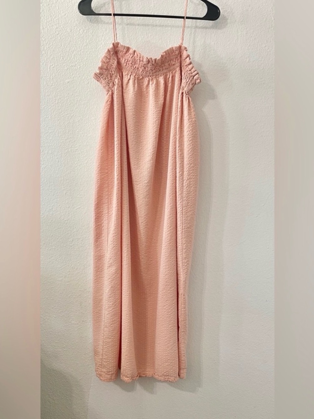 H&M Relaxed Sleeveless Maxi Sundress | Light Pink | Size Small - Picture 2 of 6